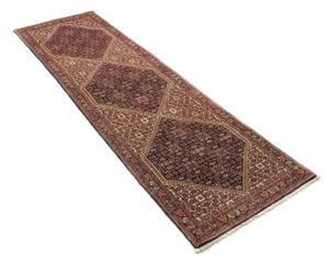 Tappeto Bidjar Stilizzato Blu Scuro Avorio Corsia 70x252 Cm