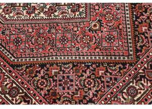 Tappeto Bidjar Stilizzato Rosa Antico Avorio Corsia 77x267 Cm