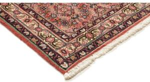 Tappeto Bidjar Stilizzato Rosa Antico Avorio Corsia 80x215 Cm