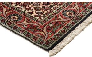 Tappeto Bidjar Stilizzato Avorio Rosso Corsia 87x306 Cm