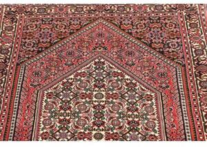 Tappeto Bidjar Stilizzato Rosa Antico Avorio Corsia 77x267 Cm