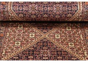 Tappeto Bidjar Stilizzato Blu Scuro Avorio Corsia 70x252 Cm