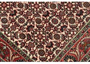 Tappeto Bidjar Stilizzato Avorio Rosso Corsia 87x306 Cm