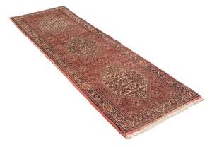 Tappeto Bidjar Stilizzato Rosso Antico Avorio Corsia 74x221 Cm