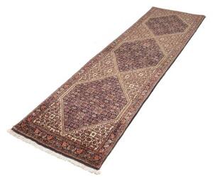 Tappeto Bidjar Stilizzato Blu Scuro Avorio Corsia 70x252 Cm