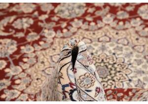 Tappeto Nain 9la Medaglione Floreale Rosso Avorio 255x335 Cm