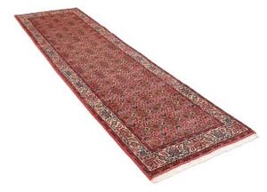 Tappeto Zandjan Stilizzato Rosso Antico Avorio Corsia 85x298 Cm