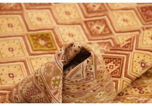 Tappeto Nakhunak Geometrico Beige Rosso Mattone 156x186 Cm