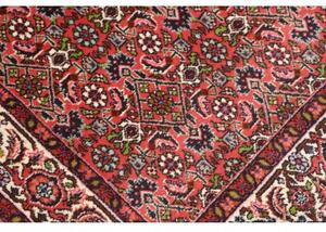 Tappeto Zandjan Stilizzato Rosso Antico Avorio Corsia 85x298 Cm
