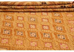 Tappeto Nakhunak Geometrico Ocra Beige 185x213 Cm