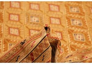 Tappeto Nakhunak Geometrico Ocra Beige 185x213 Cm