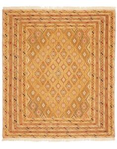 Tappeto Nakhunak Geometrico Ocra Beige 185x213 Cm