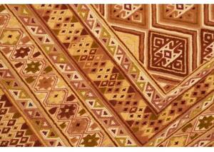 Tappeto Nakhunak Geometrico Beige Rosso Mattone 156x186 Cm