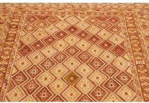 Tappeto Nakhunak Geometrico Beige Rosso Mattone 156x186 Cm