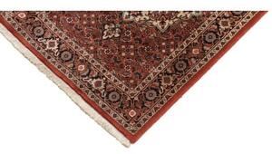 Tappeto Bidjar Stilizzato Rosso Mattone Avorio Corsia 75x310 Cm