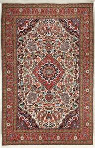 Tappeto Jahrom Medaglione Floreale Rosso Mattone Avorio 137x215 Cm