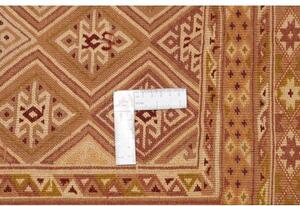 Tappeto Nakhunak Geometrico Beige Rosso Mattone 156x186 Cm