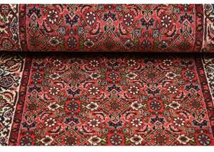 Tappeto Zandjan Stilizzato Rosso Antico Avorio Corsia 85x298 Cm