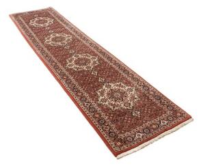 Tappeto Bidjar Stilizzato Rosso Mattone Avorio Corsia 75x310 Cm