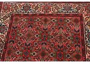 Tappeto Zandjan Stilizzato Rosso Antico Avorio Corsia 85x298 Cm