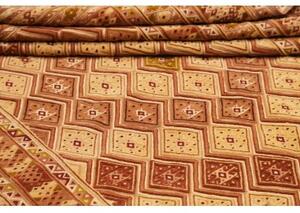 Tappeto Nakhunak Geometrico Beige Rosso Mattone 156x186 Cm
