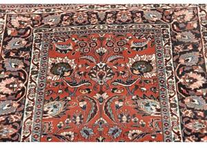 Tappeto Bidjar Floreale Ruggine Blu Scuro Corsia 76x291 Cm