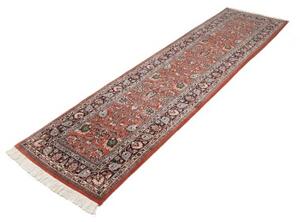 Tappeto Bidjar Floreale Ruggine Blu Scuro Corsia 76x291 Cm
