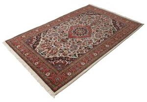 Tappeto Jahrom Medaglione Floreale Rosso Mattone Avorio 137x215 Cm