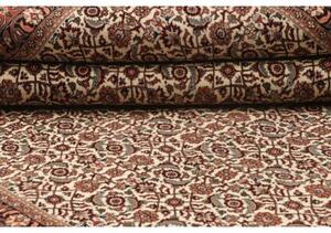 Tappeto Bidjar Con Seta Stilizzato Avorio Rosso Ruggine 250x337 Cm