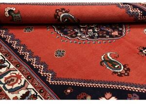 Tappeto Kaschkuli Medaglione Rosso Corallo Blu Scuro 149x201 Cm