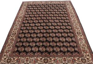 Tappeto Bidjar Stilizzato Blu Scuro Beige 156x242 Cm