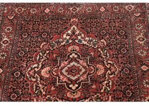 Tappeto Bidjar Stilizzato Rosso Ruggine Blu Scuro Corsia 81x290 Cm