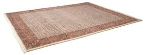 Tappeto Bidjar Con Seta Stilizzato Avorio Rosso Ruggine 250x337 Cm