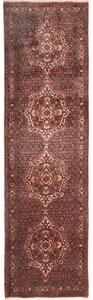 Tappeto Bidjar Stilizzato Rosso Ruggine Blu Scuro Corsia 81x290 Cm