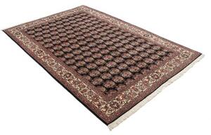 Tappeto Bidjar Stilizzato Blu Scuro Beige 156x242 Cm