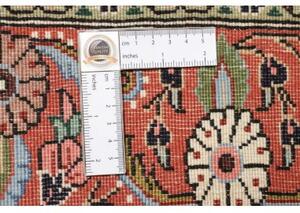 Tappeto Jahrom Medaglione Floreale Rosso Mattone Avorio 137x215 Cm