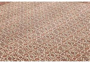 Tappeto Bidjar Con Seta Stilizzato Avorio Rosso Ruggine 250x337 Cm
