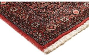 Tappeto Bidjar Stilizzato Rosso Ruggine Blu Scuro Corsia 81x290 Cm