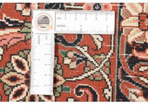 Tappeto Bidjar Con Seta Stilizzato Avorio Rosso Ruggine 250x337 Cm