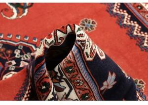 Tappeto Kaschkuli Medaglione Rosso Corallo Blu Scuro 149x201 Cm
