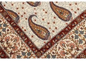 Tappeto Ilaam Stilizzato Avorio Rosso Ruggine 144x209 Cm
