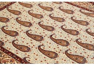 Tappeto Ilaam Floreale Avorio Bordeaux 141x203 Cm