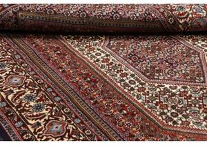 Tappeto Bidjar Stilizzato Rosso Scuro Avorio 140x228 Cm