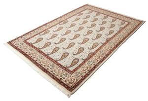 Tappeto Ilaam Stilizzato Avorio Rosso Ruggine 144x209 Cm
