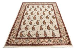 Tappeto Ilaam Stilizzato Avorio Rosso Ruggine 144x209 Cm