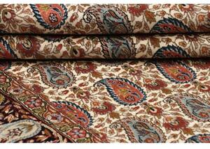 Tappeto Ilaam Stilizzato Avorio Rosso Scuro 150x218 Cm