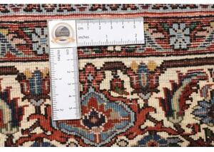 Tappeto Bidjar Stilizzato Rosso Scuro Avorio 140x228 Cm