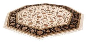 Tappeto Tabriz Royal Floreale Avorio Nero 298x300 Cm