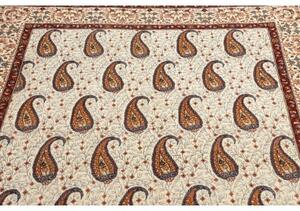 Tappeto Ilaam Stilizzato Avorio Rosso Ruggine 144x209 Cm