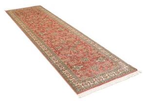 Tappeto Kashmir Floreale Rosa Corallo Avorio Corsia 81x281 Cm
